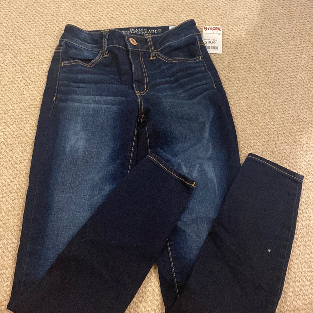 american eagle skinny jeans size 0